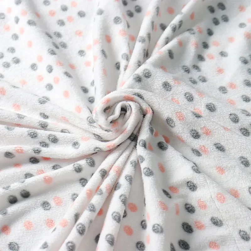 Vải lông cừu cực in 100% Polyester