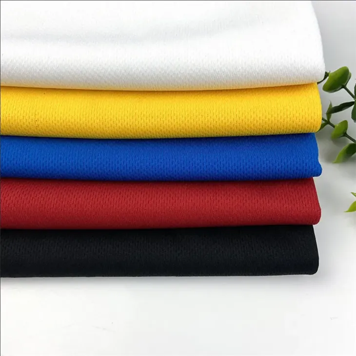 Bird Eye Hole Mesh Jersey Fabric in stock