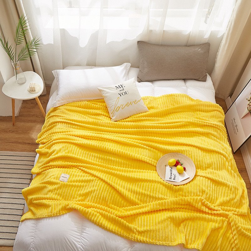 Đầu gối ném chăn giường microfibre chăn
