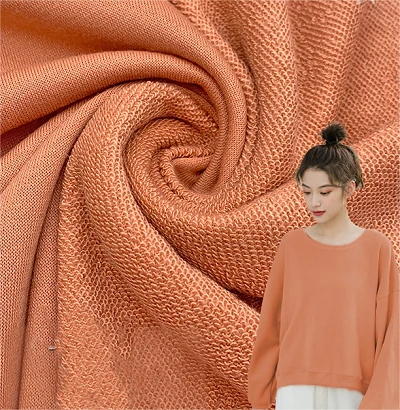 Vải hoodie kned polyester