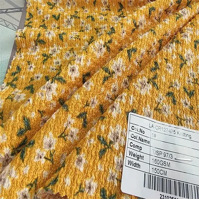 Vải xếp li in