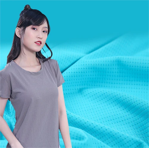 Vải lưới mắt chim khô nhanh