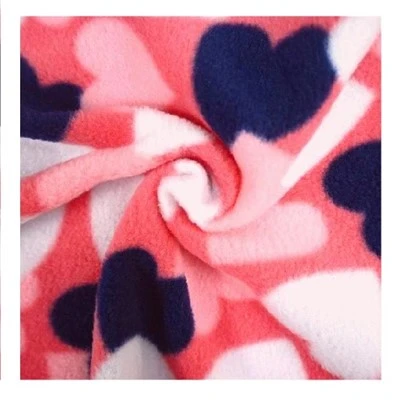 Love Print Double Faced Fleece Fabric