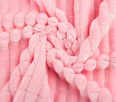 Vải lông cừu sọc flannel cho chăn