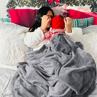 Coral Flannel Blanket
