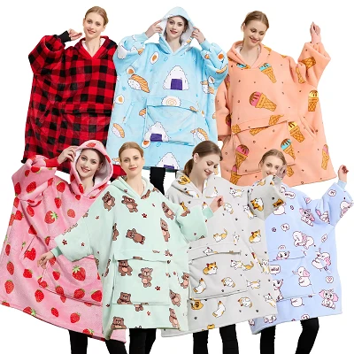 Áo hoodie chăn quá khổ