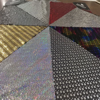 Sparkling Gold Sequin Fabric